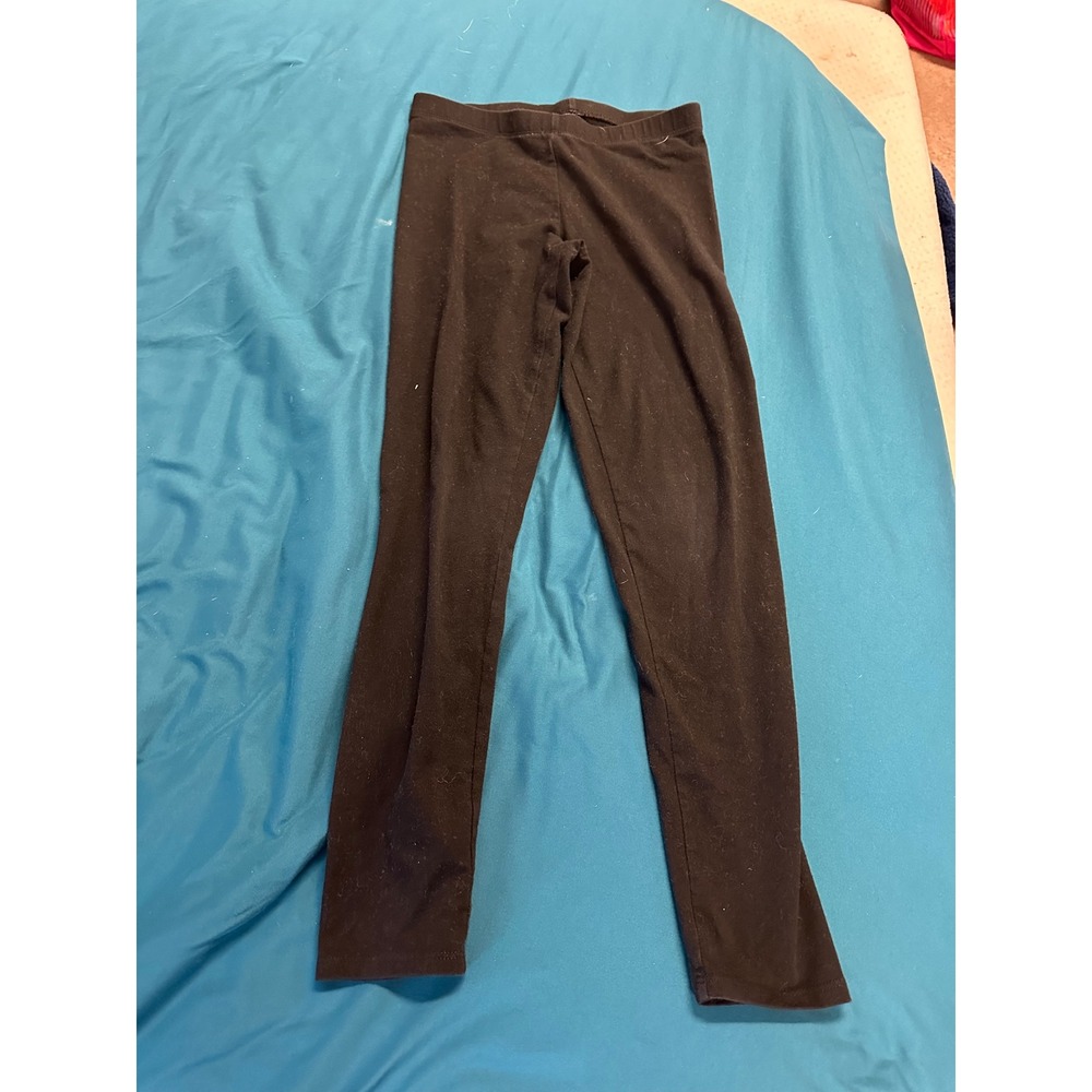 Members Mark Kids Leggings Black and Gray Size L 10/12 Cotton Blend